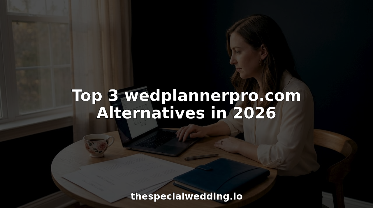 Top 3 wedplannerpro.com Alternatives in 2026