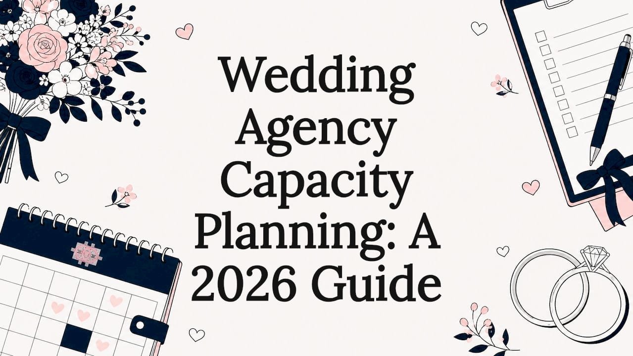 Wedding Agency Capacity Planning: A 2026 Guide