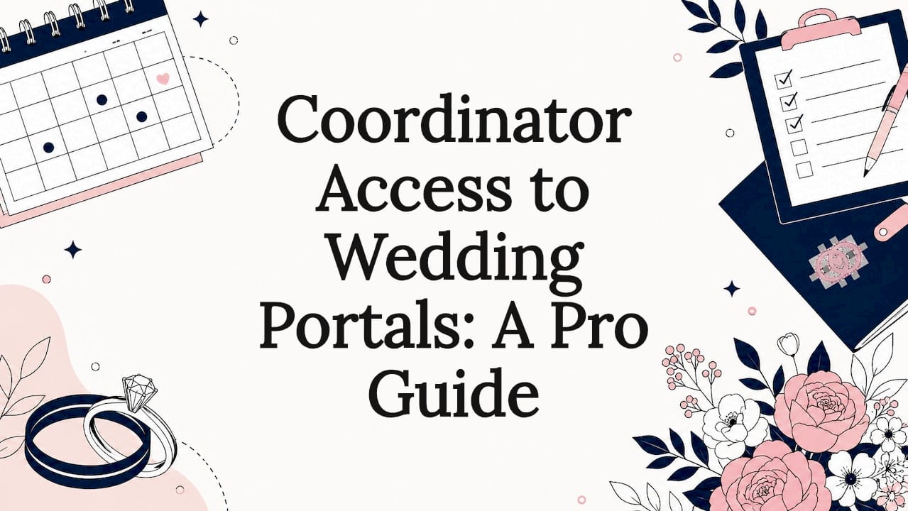 Coordinator Access to Wedding Portals: A Pro Guide