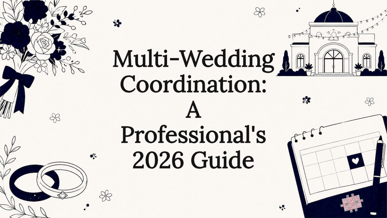 Multi-Wedding Coordination: A Professional's 2026 Guide