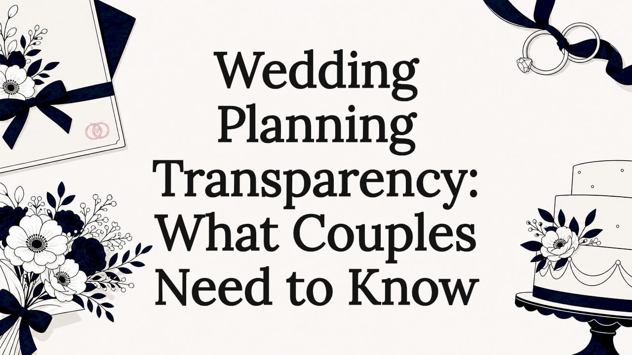 Wedding Planning Transparency: What Couples Need to Know