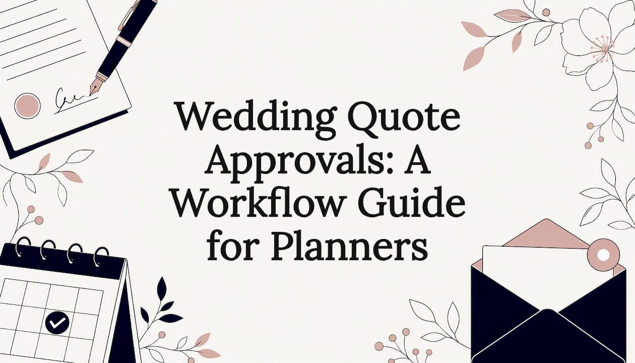 Wedding Quote Approvals: A Workflow Guide for Planners