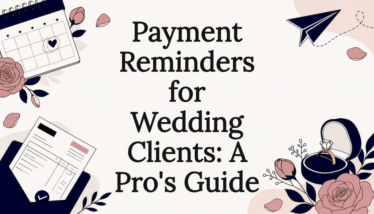 Payment Reminders for Wedding Clients: A Pro's Guide