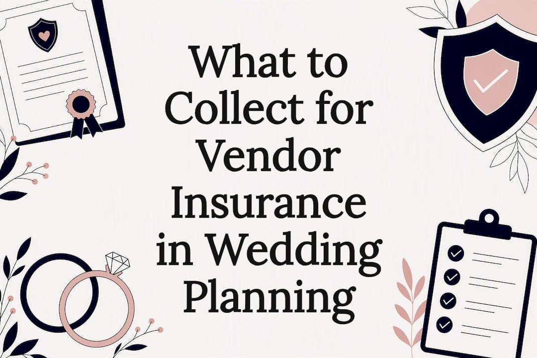 What to Collect for Vendor Insurance in Wedding Planning