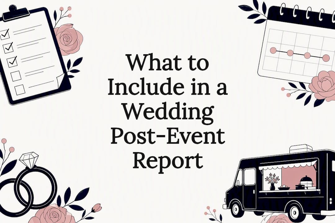 What to Include in a Wedding Post-Event Report