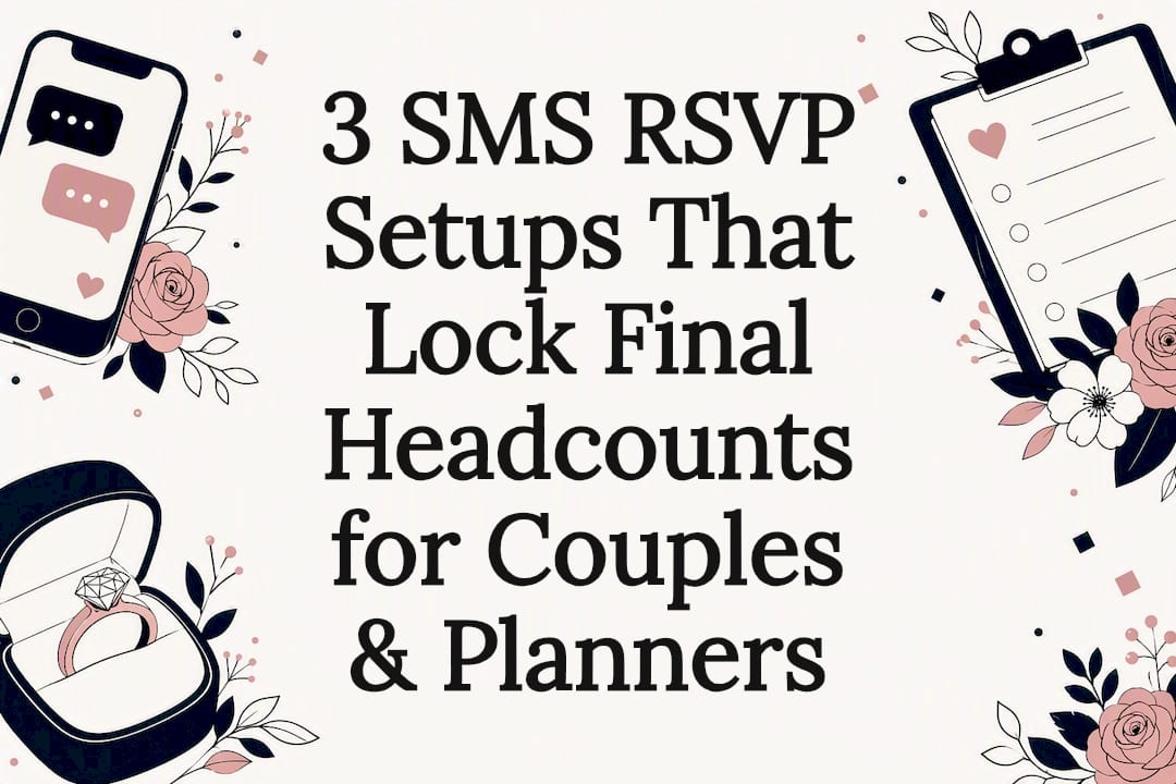 3 SMS RSVP Setups That Lock Final Headcounts for Couples & Planners