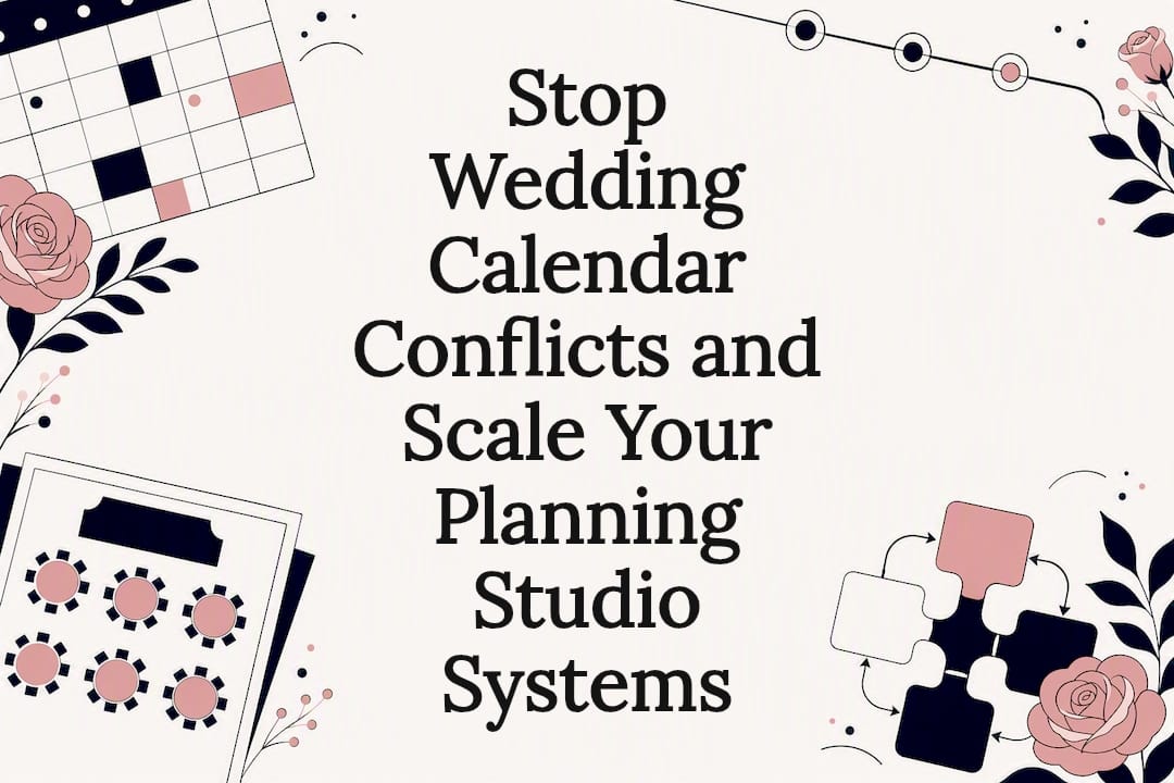 Stop Wedding Calendar Conflicts and Scale Your Planning Studio Systems
