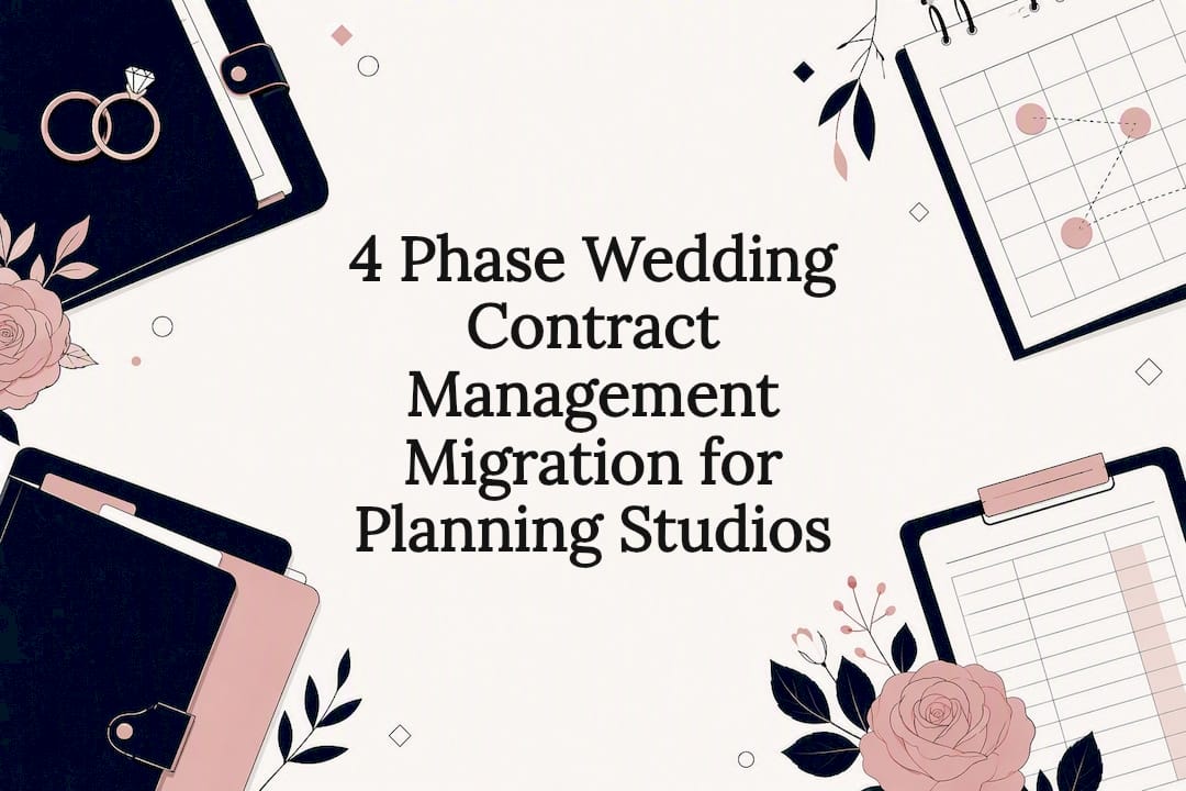 4 Phase Wedding Contract Management Migration for Planning Studios